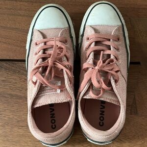 3/$15 Converse Pink Sneakers Size 6